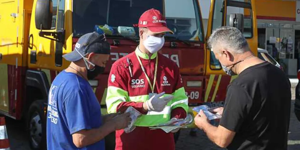 Atendimentos clínicos e distribuição de kits de higiene serão oferecidos aos profissionais do volante