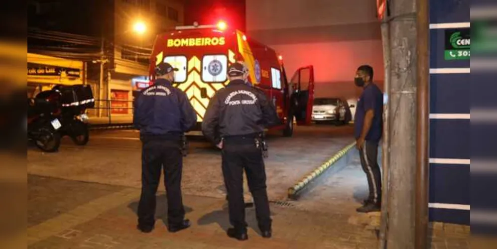 Caso foi registrado na madrugada deste sa´bado, na esquina entre as ruas do Rosário e Coronel Bitencourt