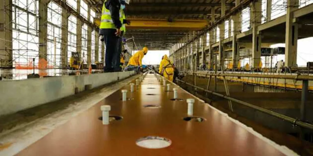 Máquina é montada em Ortigueira