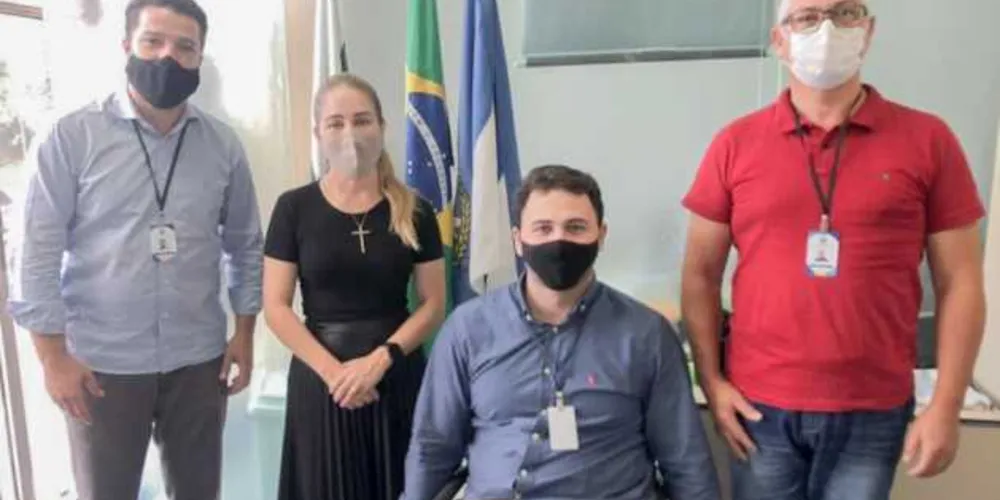 Leandro Bianco, Missionária Adriana, Felipe Passos e Léo Farmacêutico.