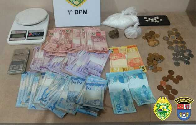Droga apreendida na casa da suspeita estava avaliada em mais de R$ 14 mil