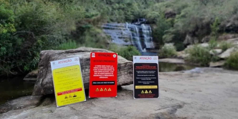 Placas de sinalização devem promover maior segurança no Lago Azul