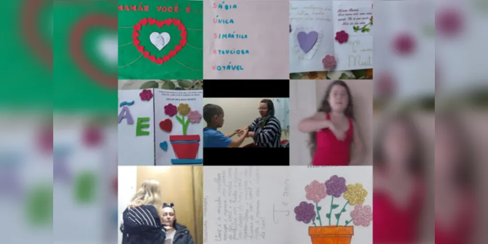 Alunos fizeram homenagens às mães