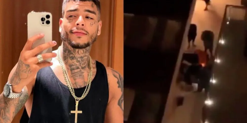 Os dois relataram ter mantido relações sexuais no quarto e, depois, a moça teria ido com Kevin para a varanda