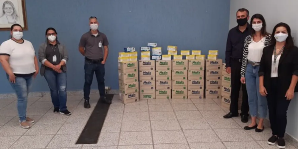 Luvas e máscaras faciais serão destinados aos profissionais que atuam no setor de saúde do município