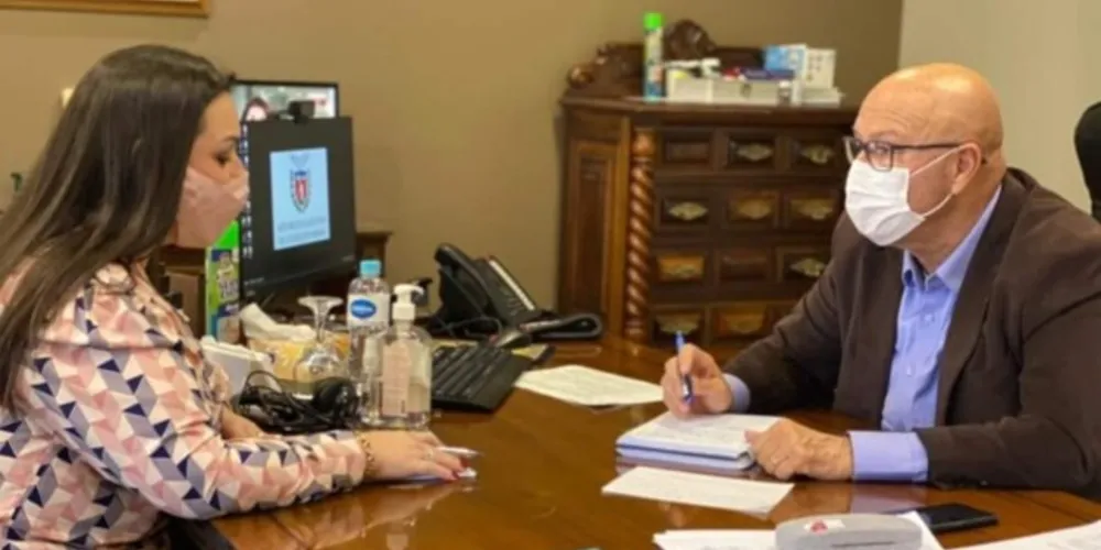 Chefe do Executivo esteve em reunião com o deputado estadual Luiz Carlos Romanelli (PSB)