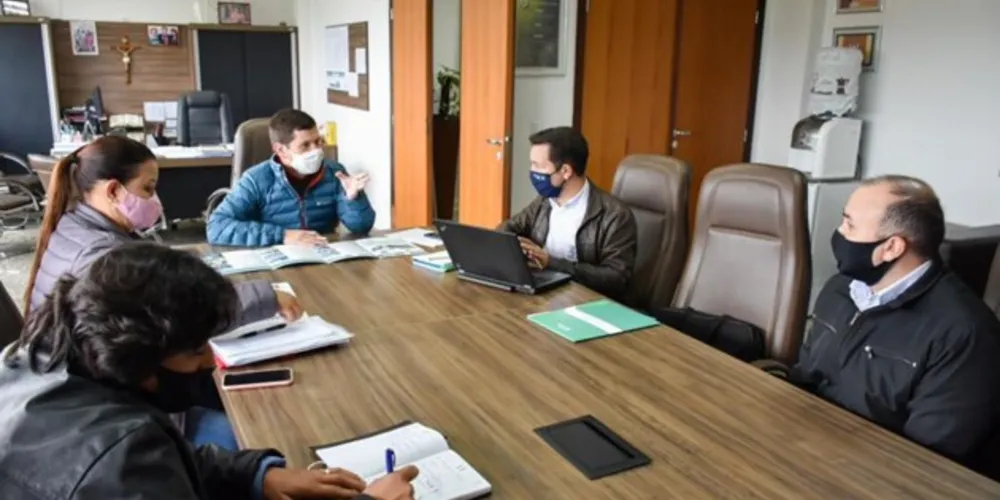 Representantes do Senai estiveram em reunião com a prefeitura nesta semana