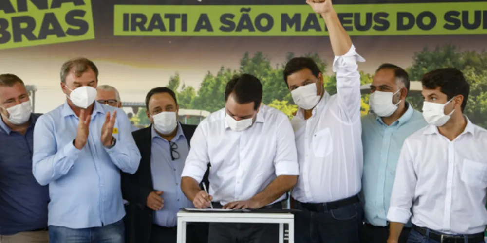 Trecho de 49km da PR-364 está com 35% das obras concluídas. O investimento total é de R$ 121 milhões