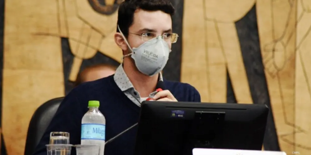 Vereador da cidade de Ponta Grossa, Erick Camargo (PSDB).