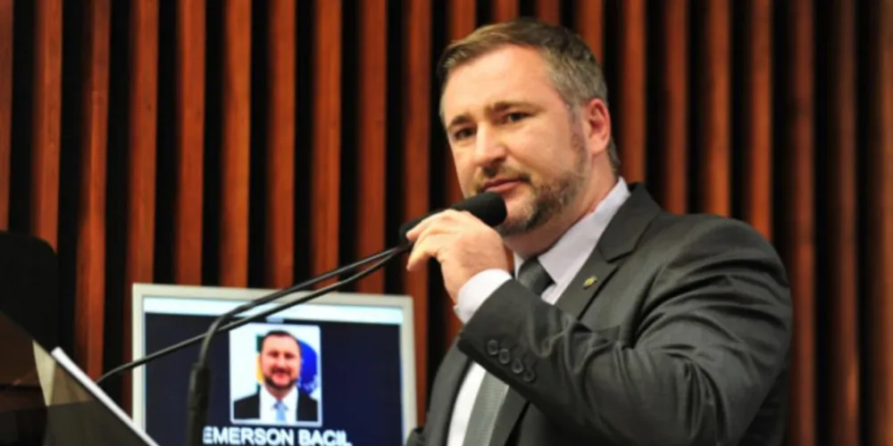 Deputado estadual Emerson Bacil (PSL).