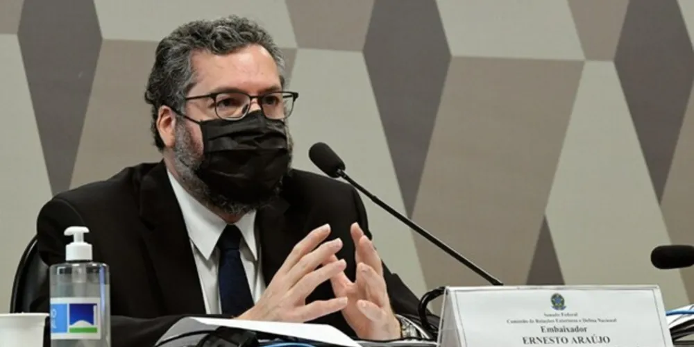 Ex-ministro Ernesto Araújo.