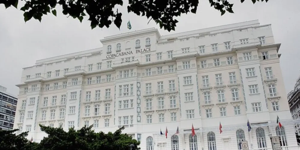 Hotel Copacabana Palace, no Rio de Janeiro.