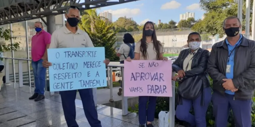 Funcionários da VCG estiveram, hoje, na Câmara Municipal.
