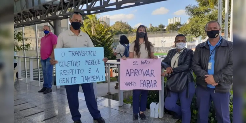 Funcionários da VCG estiveram, hoje, na Câmara Municipal.