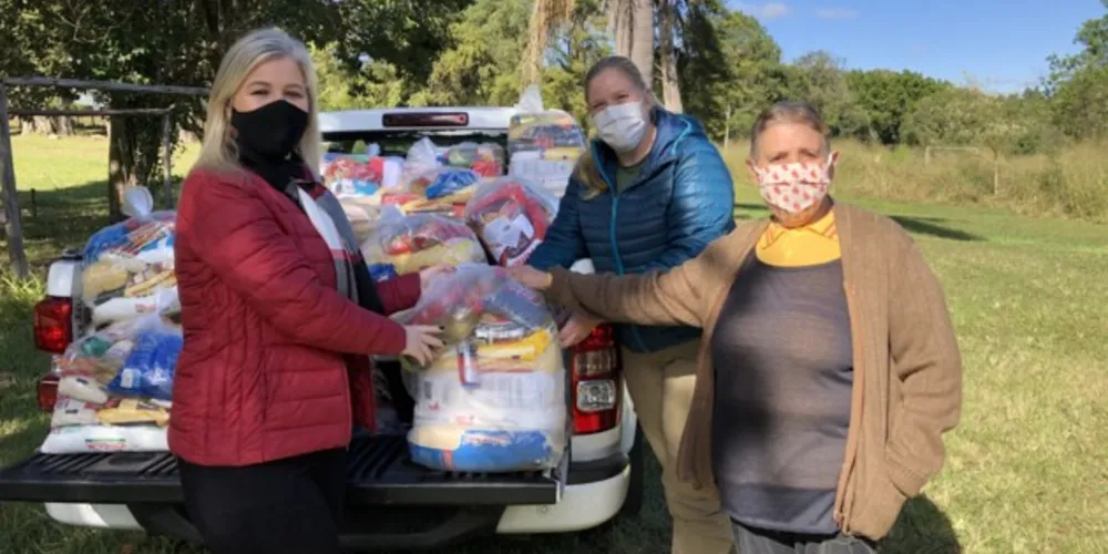 Imagem ilustrativa da imagem Parque Vila Velha doa 750 Kg de alimentos para famílias de PG