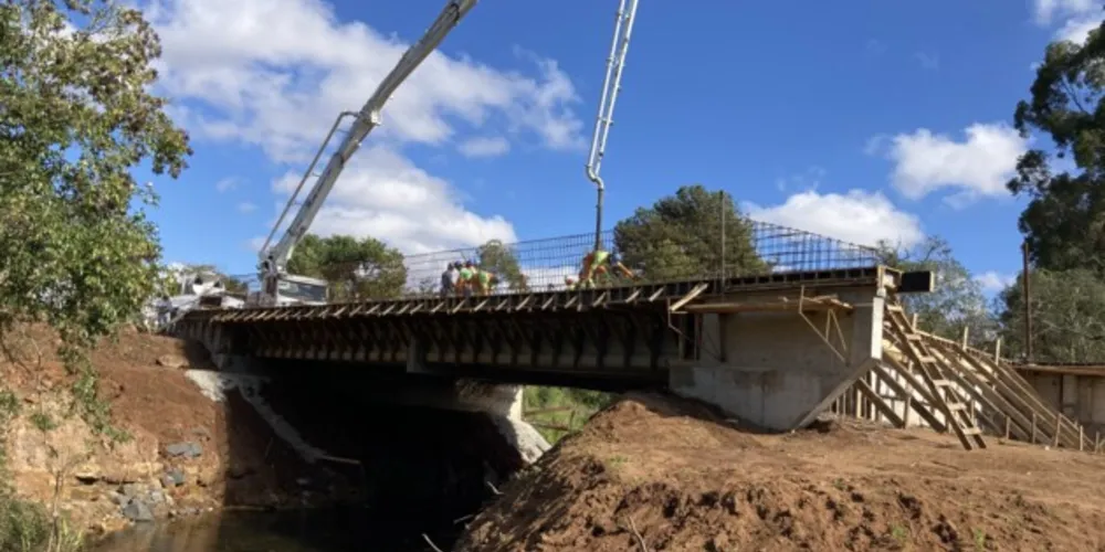 Imagem ilustrativa da imagem Ponte entre San Martin e Dal Col está em fase avançada