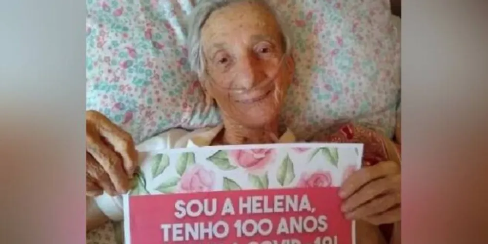 Helena Tortorella Pinheiro ficou 17 dias internada.