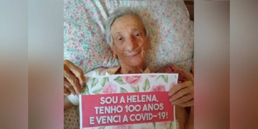 Helena Tortorella Pinheiro ficou 17 dias internada.