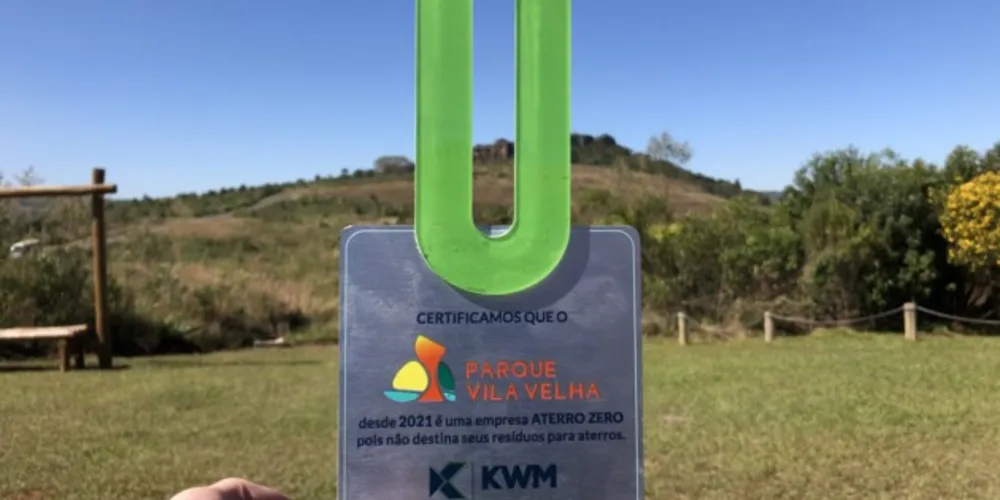 O certificado é a garantia de que parque faz corretamente a coleta e destinação de todos os resíduos gerados por sua operação