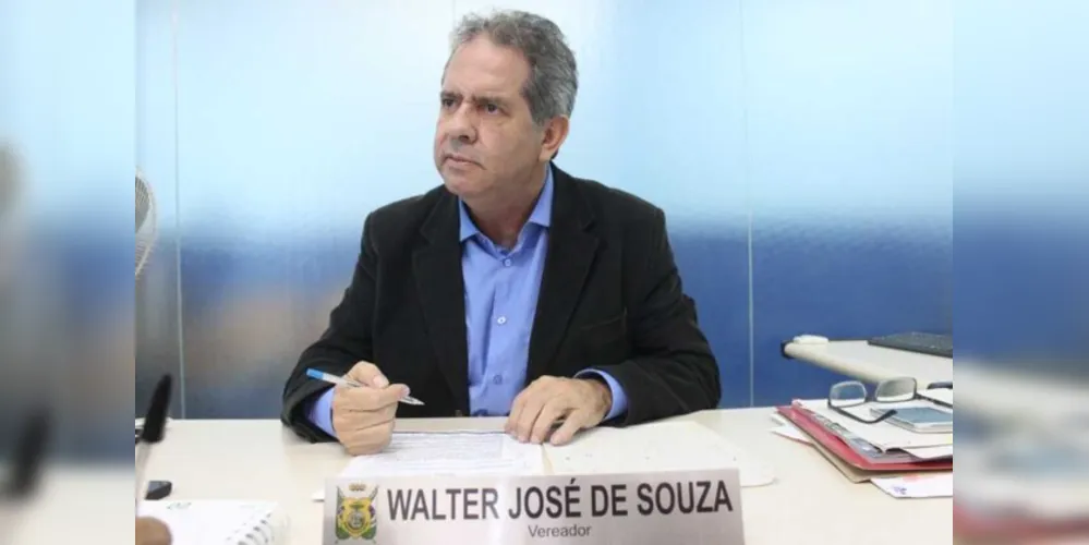 Vereador Walter José de Souza (PRTB).