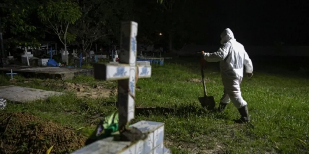 Imagem ilustrativa da imagem Mortes por covid representam 52% dos óbitos em março