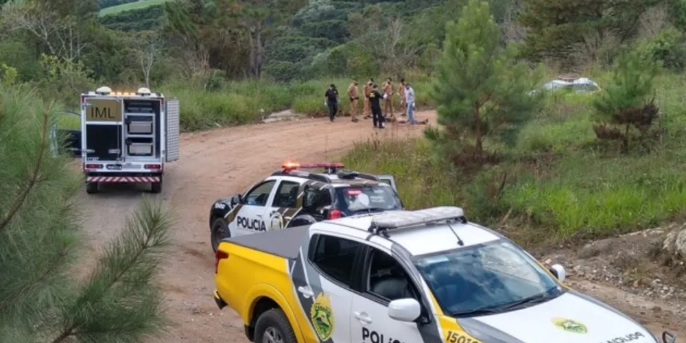 Corpo foi encontrado na tarde deste domingo em Ponta Grossa