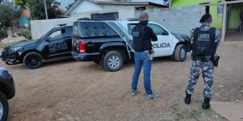 Operação contra o tráfico de drogas em Ponta Grossa