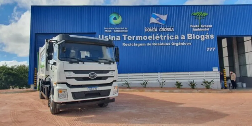 Imagem ilustrativa da imagem PG inaugura 1ª Usina Termoelétrica a Biogás do país