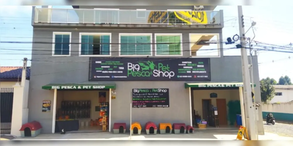Big Pesca & Pet Shop, tradicional na região da Nova Rússia, se destaca na oferta de produtos