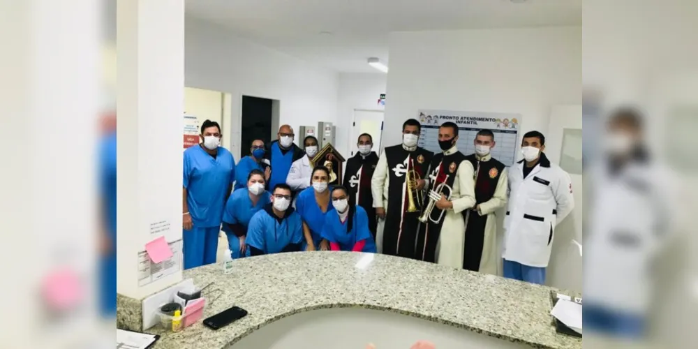 Os Arautos do Evangelho estiveram no Hu e no Humai