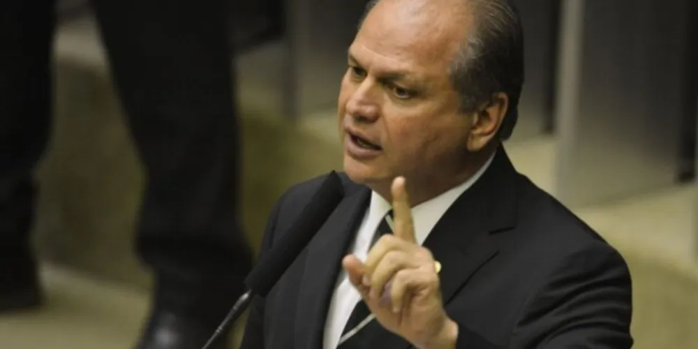 Deputado Ricardo Barros durante sessão de votação para presidente da Câmara dos Deputados.