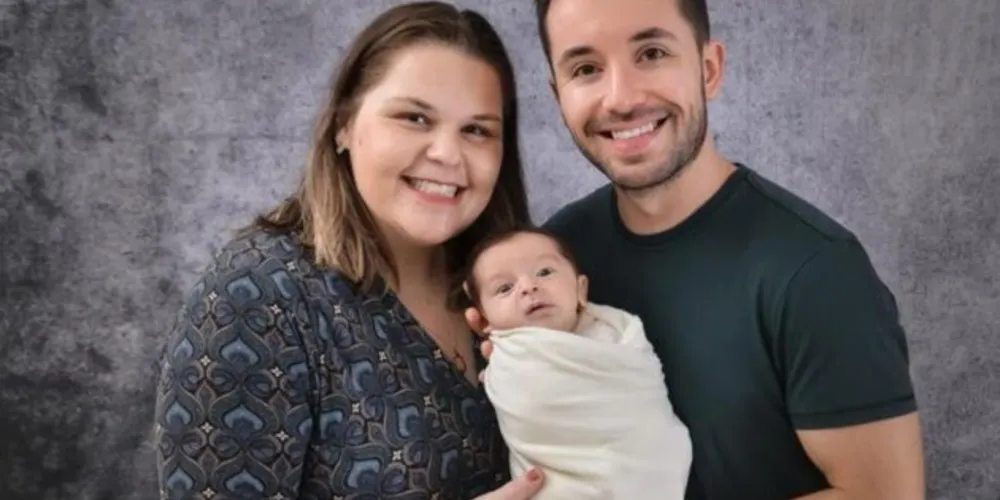 A mãe do pequeno Enrico, de um mês e dez dias, é médica e tomou as duas doses da Coronavac