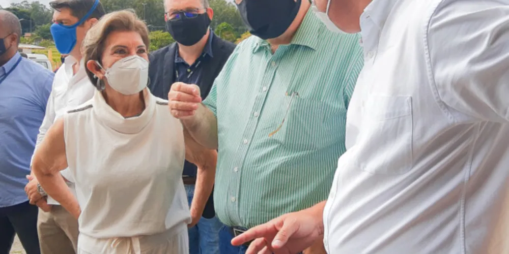 Beto Preto acompanhou a vacinação no último fim de semana em Ponta Grossa