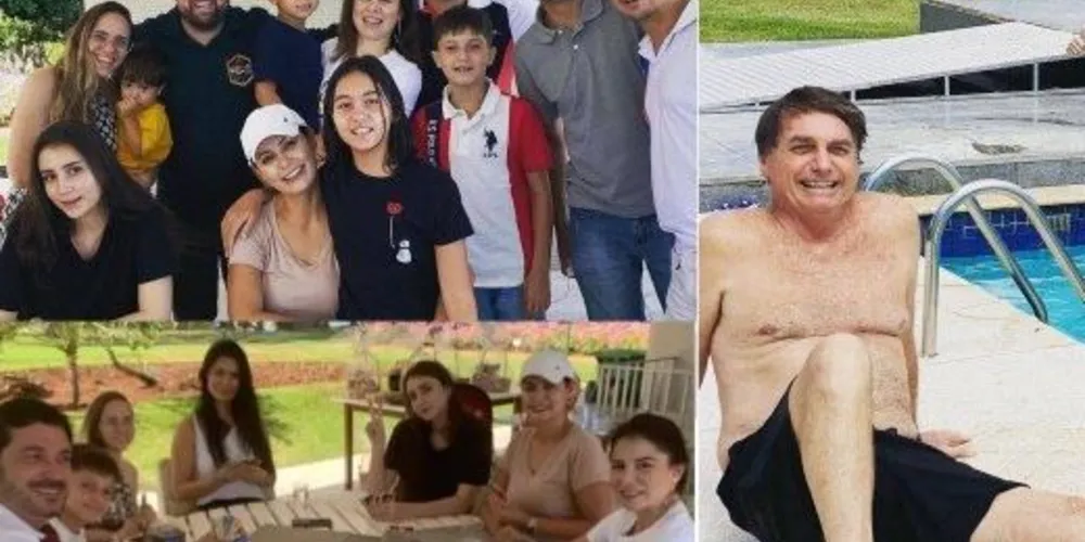 Bolsonaro abriu as portas do Palácio da Alvorada para alguns familiares e amigos