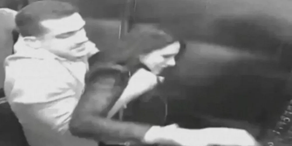 câmeras flagraram as agressões de Manvailer à Tatiane