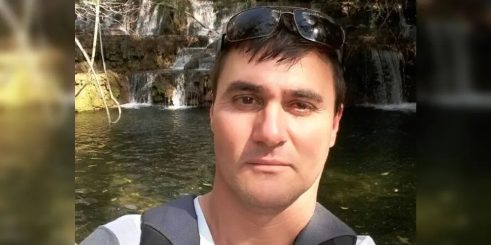 Claudinei Prado, 48 anos, morreu no acidente registrado nesta manhã