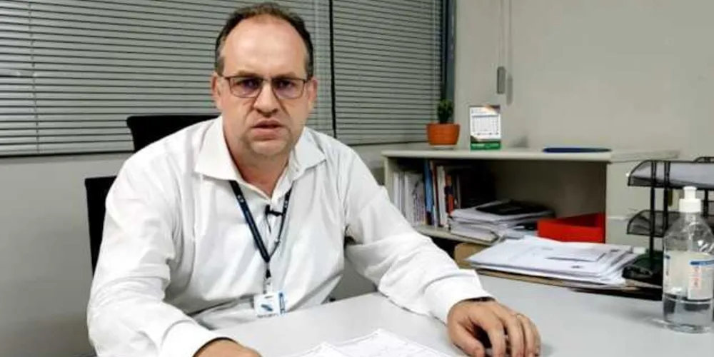 Secretário de saúde de Ponta Grossa, Rodrigo Manjabosco.