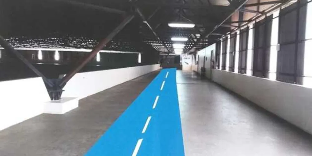 Projeto de pista indoor no Ginásio Oscar Pereira.