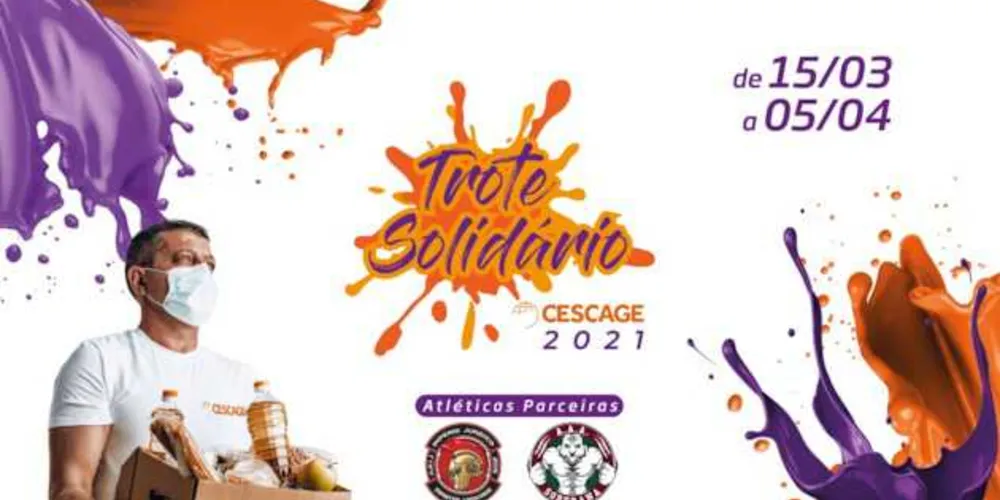 Imagem ilustrativa da imagem Cescage organiza Trote Solidário