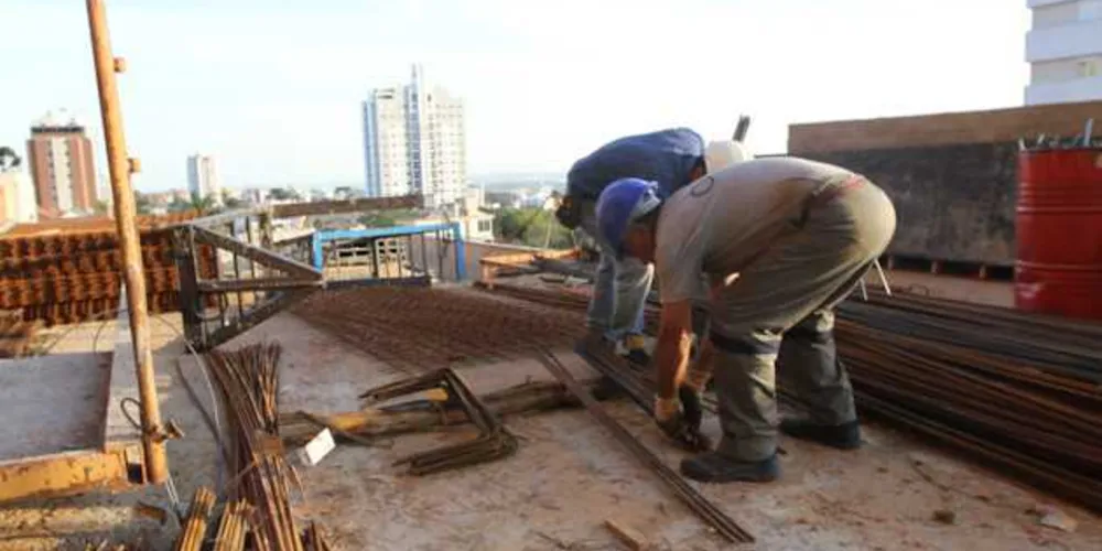 A construção civil gerou mais de 200 novas vagas em janeiro