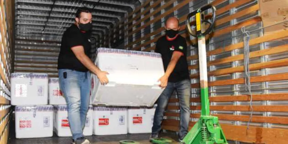 Serão 129.200 doses do imunizante CoronaVac, produzido pela farmacêutica chinesa Sinovac em parceria com o Instituto Butantan. 