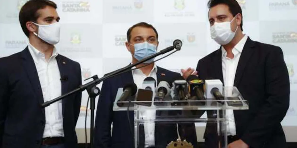 Reunião serviu para discutir ações conjuntas de enfrentamento da pandemia na região sul do país