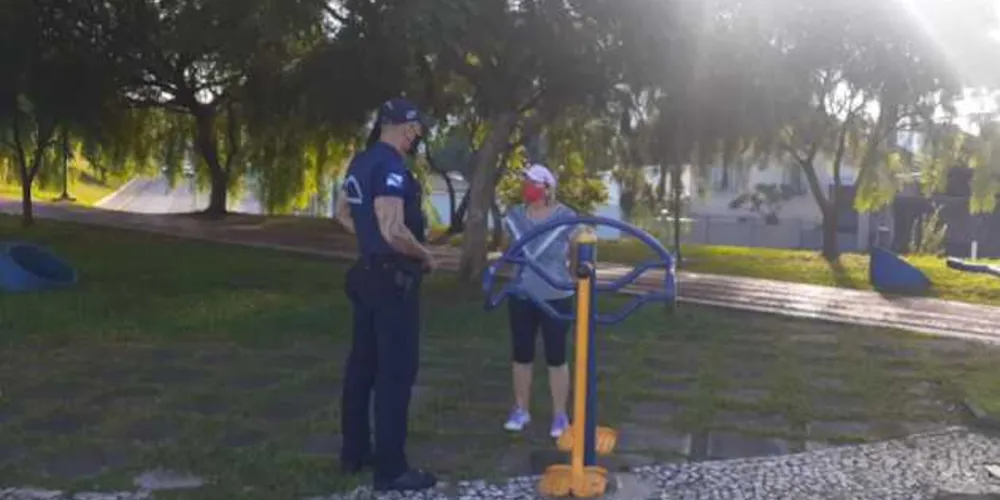 Os principais pontos de circulação de pessoas estão sob os olhares da Guarda Municipal. 