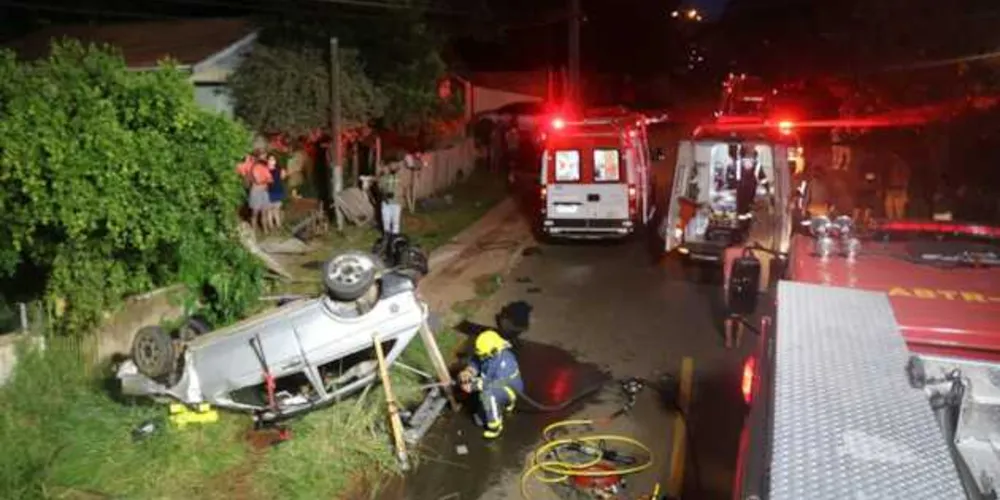 Grave acidente aconteceu neste domingo no Conjunto Baraúna