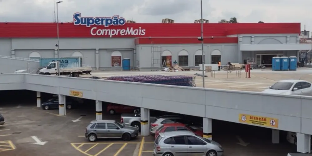 Imóvel recebe os retoques finais para em breve começar a receber as mercadorias