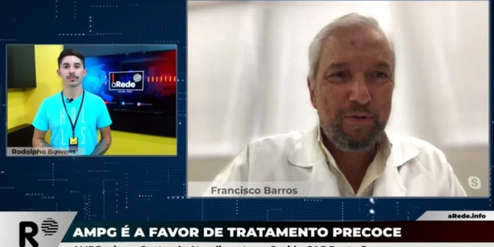 Presidente da Associação Médica de Ponta Grossa conversou com o Portal aRede nesta tarde (23).