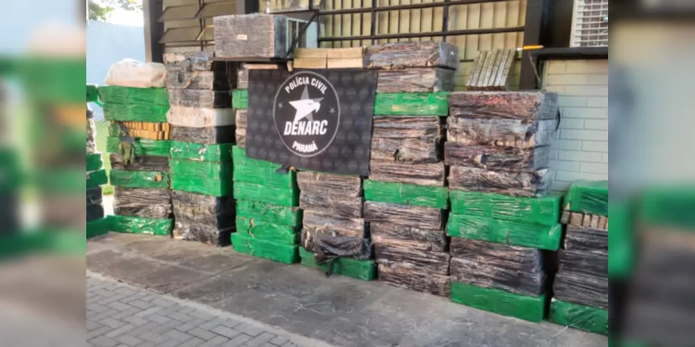 Imagem ilustrativa da imagem PR apreende mais de 280 toneladas de drogas em 2020