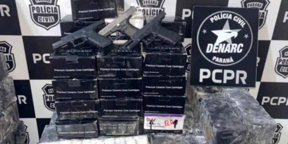 Esta é a maior apreensão de cocaína já realizada pela PCPR no estado