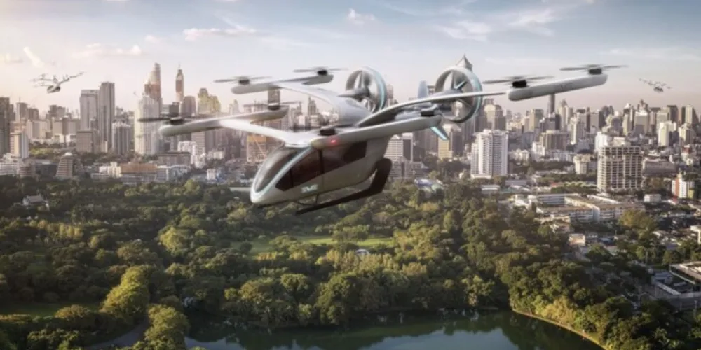 O projeto de eVTOL da Embraer conta com dez hélices e se parece com um drone grande