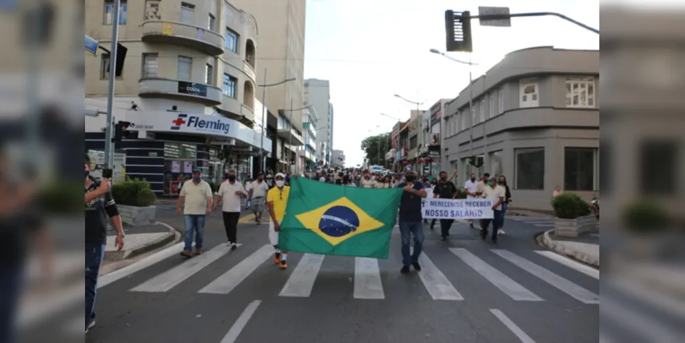 O movimento acabou por volta das 18 horas.
